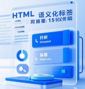HTML5标签的语义化,语义化标签的常用操作